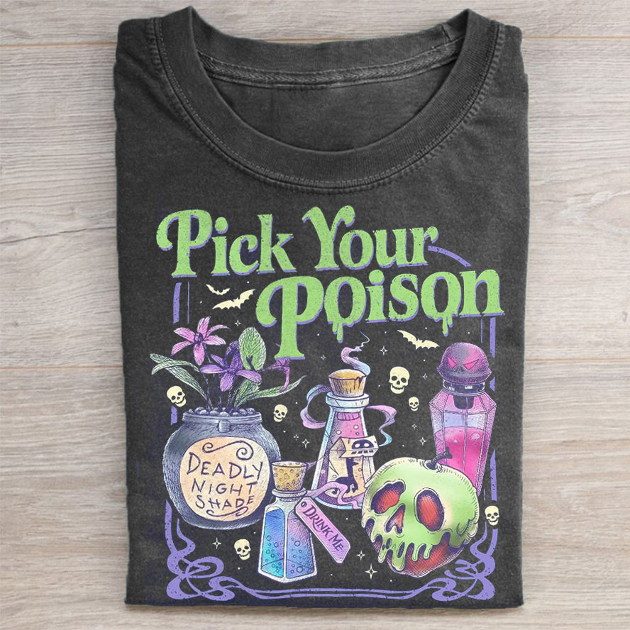 Pick Your Poison Vintage - Personalized Shirt-Myprintsy
