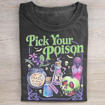 Pick Your Poison Vintage - Personalized Shirt-Myprintsy