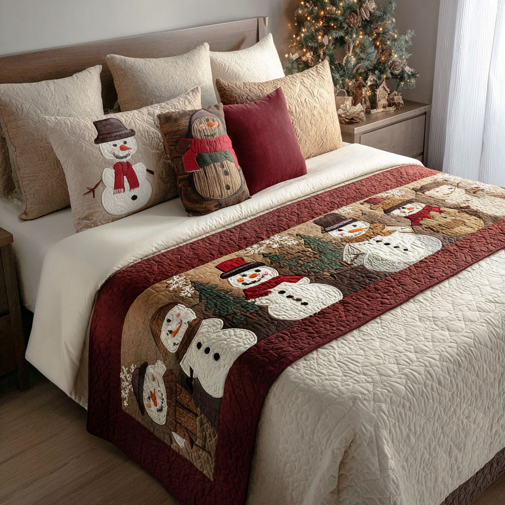 Pine Cheer Quilted Bed Runner VTQ-Myprintsy