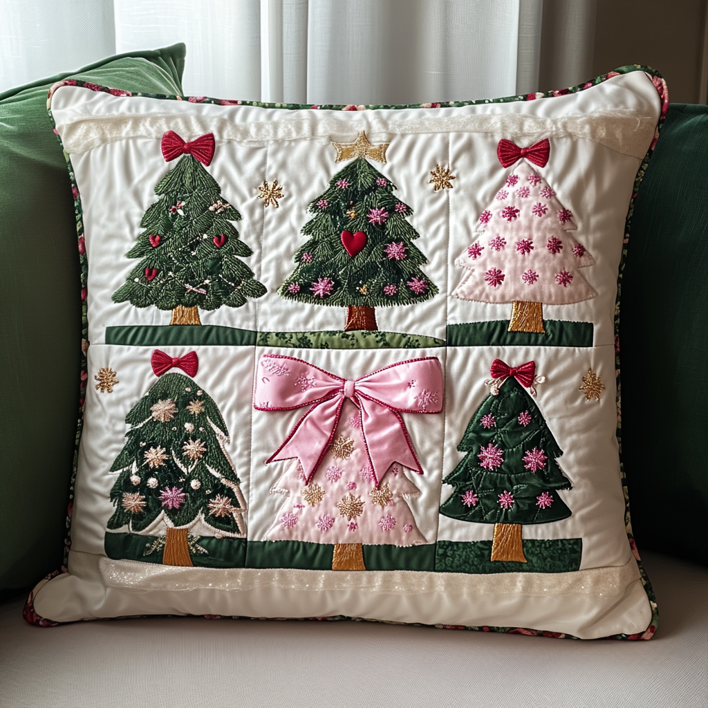 Pink Elegance Quilted Pillow Case VTQ-Myprintsy