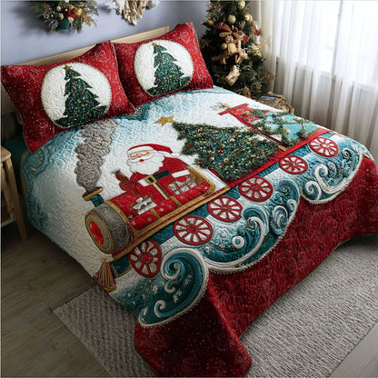 Polar Journey -Piece Quilted Bedding Set VTQ-Myprintsy