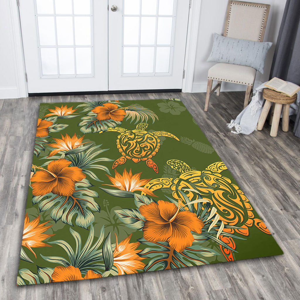 Polynesian Area Rug Polynesian Tropical Summer-Myprintsy
