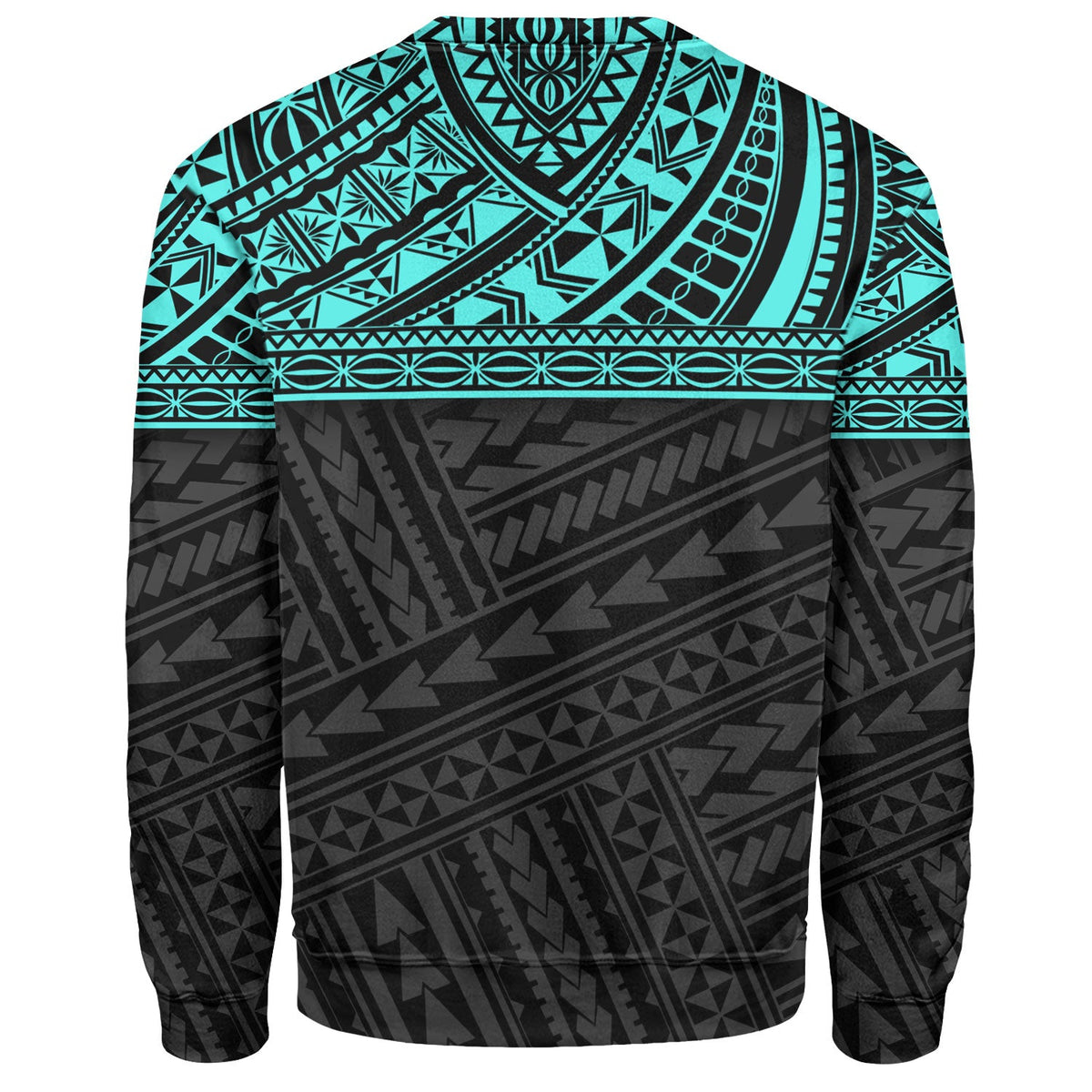 Polynesian Custom Personalised Sweatshirt Polynesian Tribal Patterns