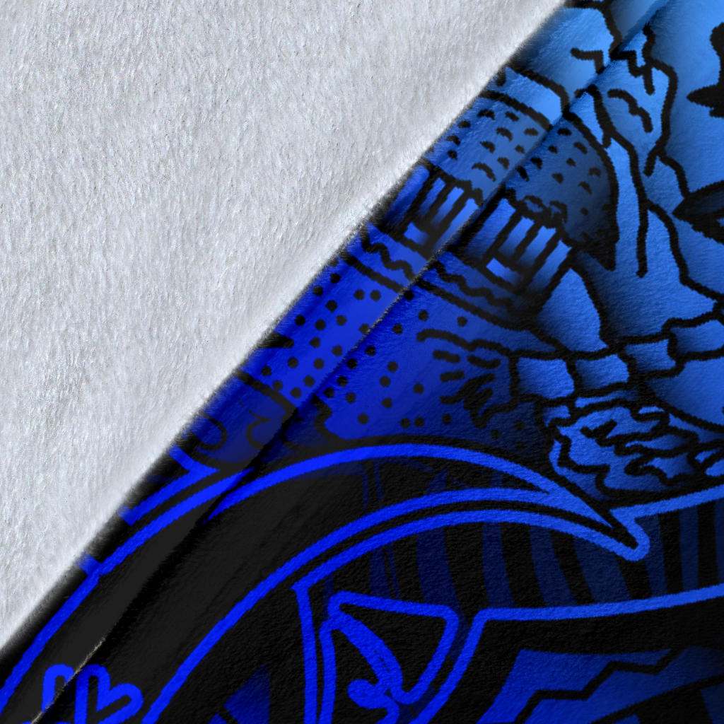 Polynesian Hawaii (Kanaka Maoli) Premium Blanket - Blue Turtle Homeland-Myprintsy
