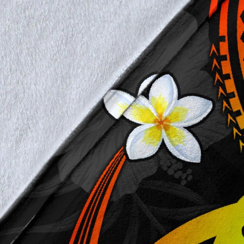 Polynesian Hawaii Premium Blanket - Legend of Kanaka Maoli (Reggae)-Myprintsy