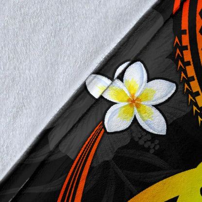 Polynesian Hawaii Premium Blanket - Legend of Kanaka Maoli (Reggae)-Myprintsy