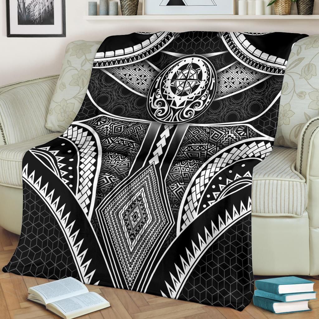 Polynesian Premium Blanket - Patterns Poly Unique-Myprintsy