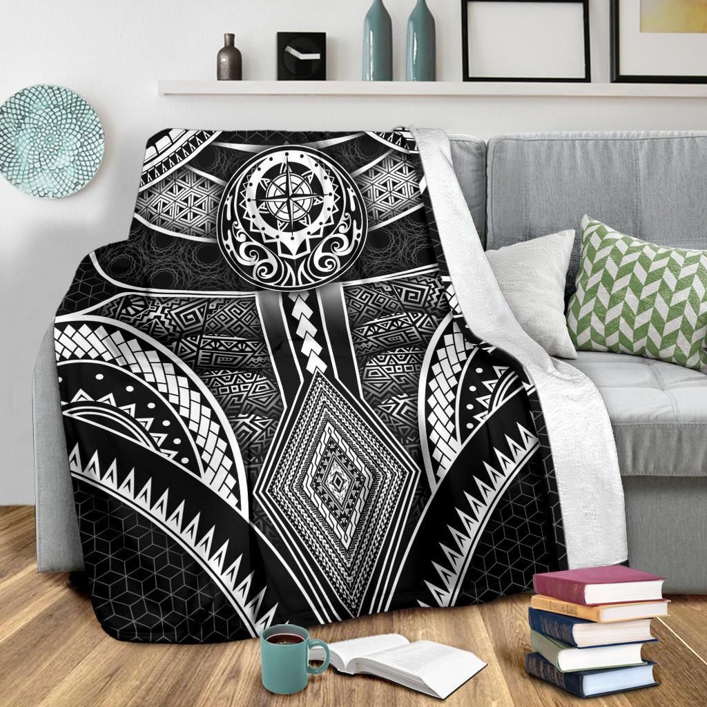 Polynesian Premium Blanket - Patterns Poly Unique-Myprintsy