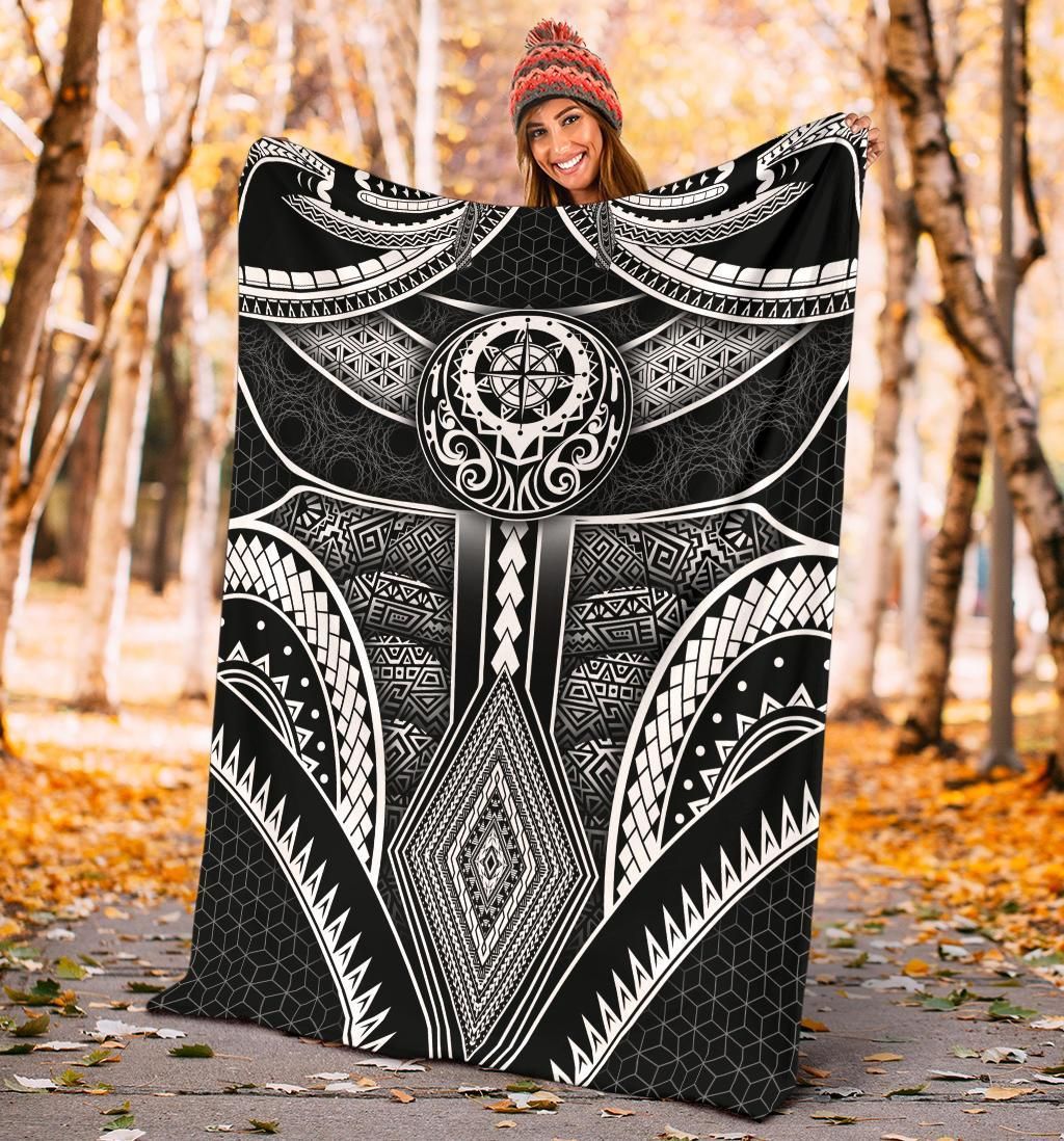 Polynesian Premium Blanket - Patterns Poly Unique-Myprintsy