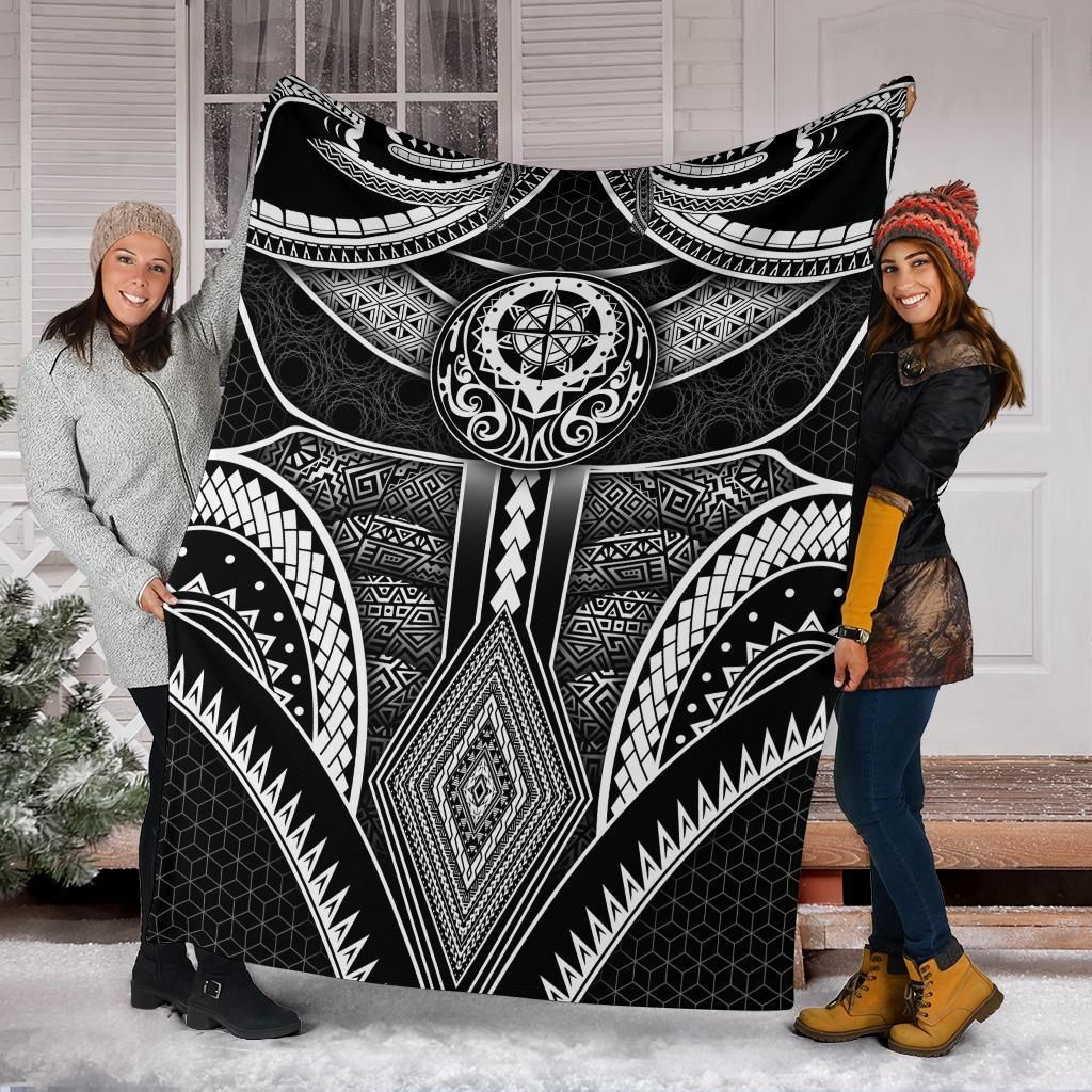 Polynesian Premium Blanket - Patterns Poly Unique-Myprintsy