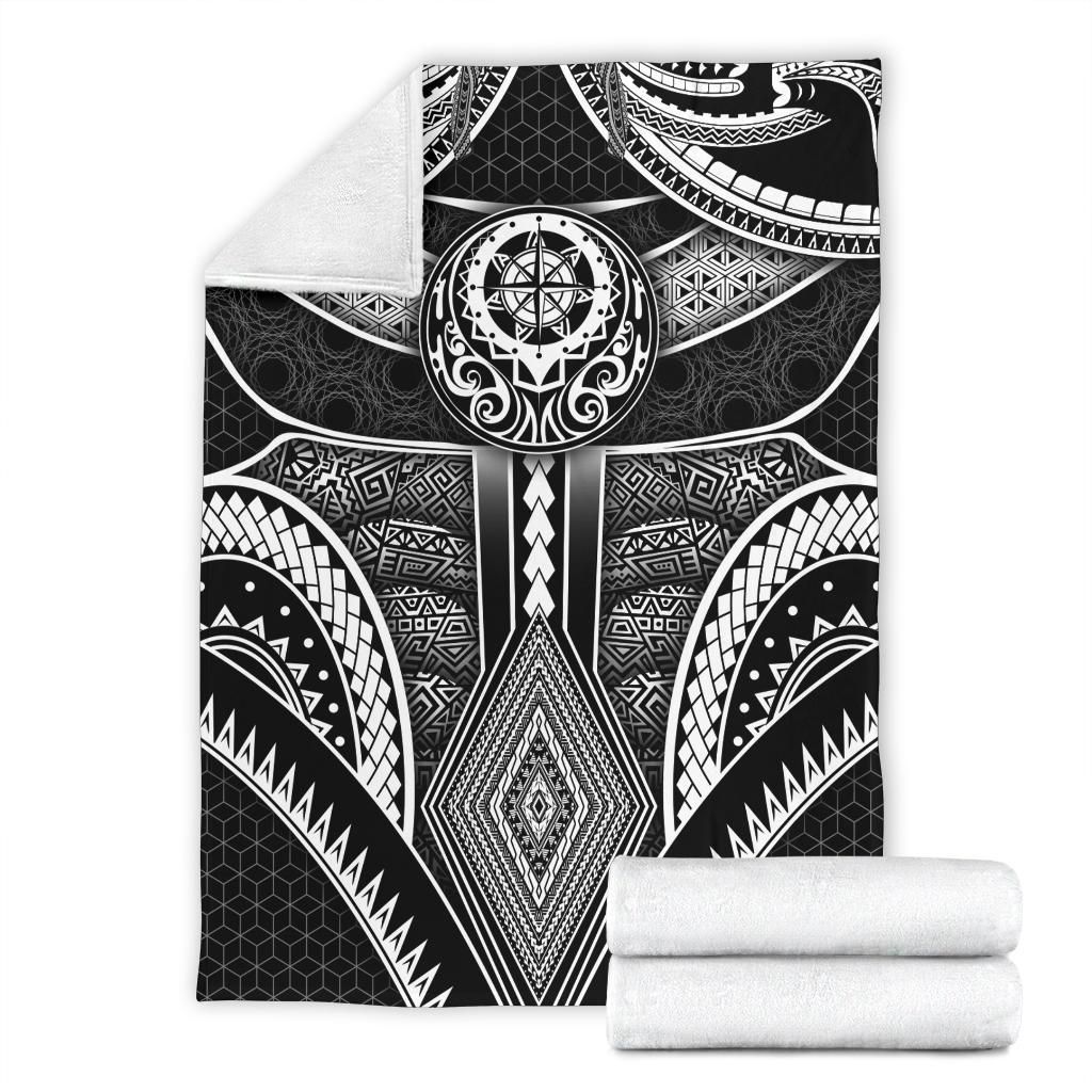 Polynesian Premium Blanket - Patterns Poly Unique-Myprintsy