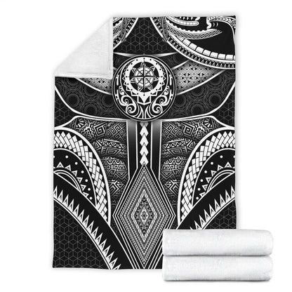 Polynesian Premium Blanket - Patterns Poly Unique-Myprintsy