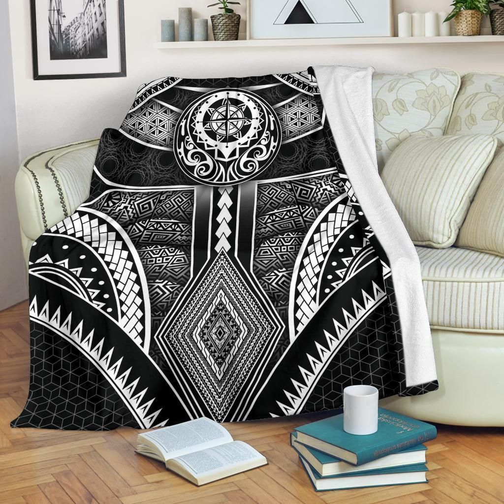Polynesian Premium Blanket - Patterns Poly Unique-Myprintsy