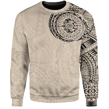 Polynesian Sweatshirt Polynesian Tattoo Style Version 2.0 Nude-Myprintsy