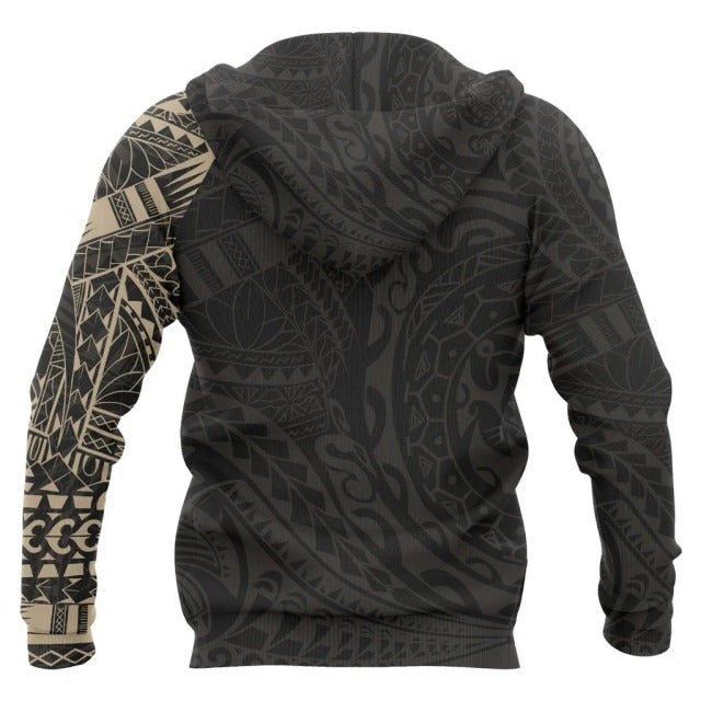 Polynesian Tattoo Style Hoodie Version 2.0-Myprintsy