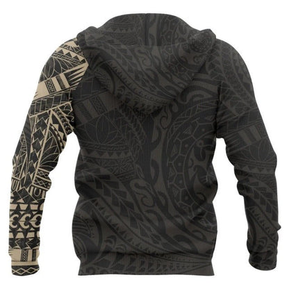 Polynesian Tattoo Style Hoodie Version 2.0-Myprintsy