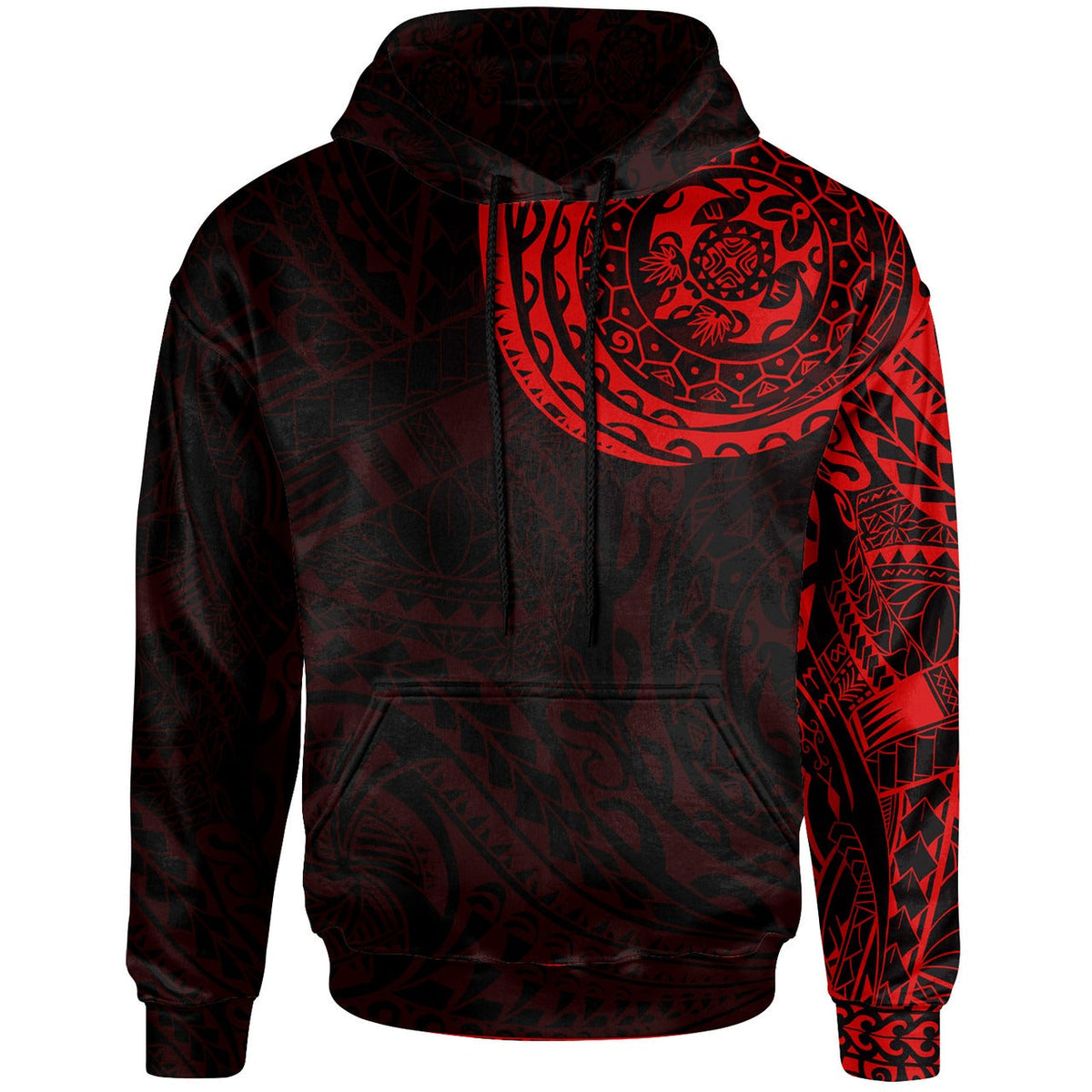 Polynesian Tattoo Style Hoodie Version 2.0-Myprintsy