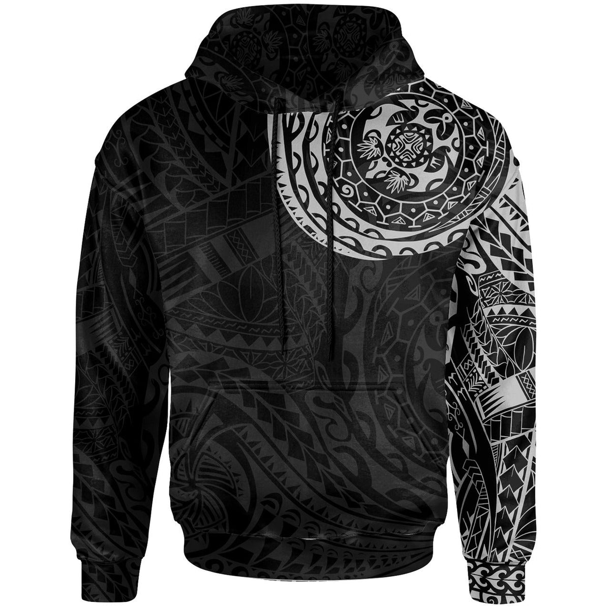 Polynesian Tattoo Style Hoodie Version 2.0-Myprintsy