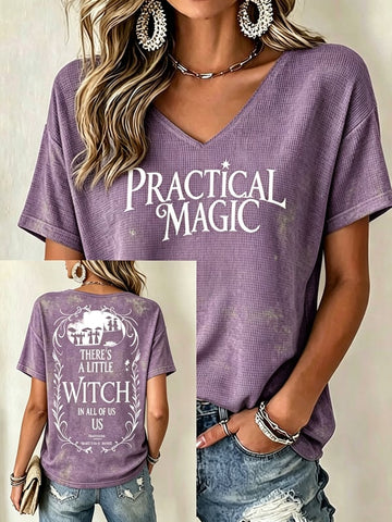 Practical Magic A Little Witch In All Of Us - Halloween Witch Shirt-Myprintsy