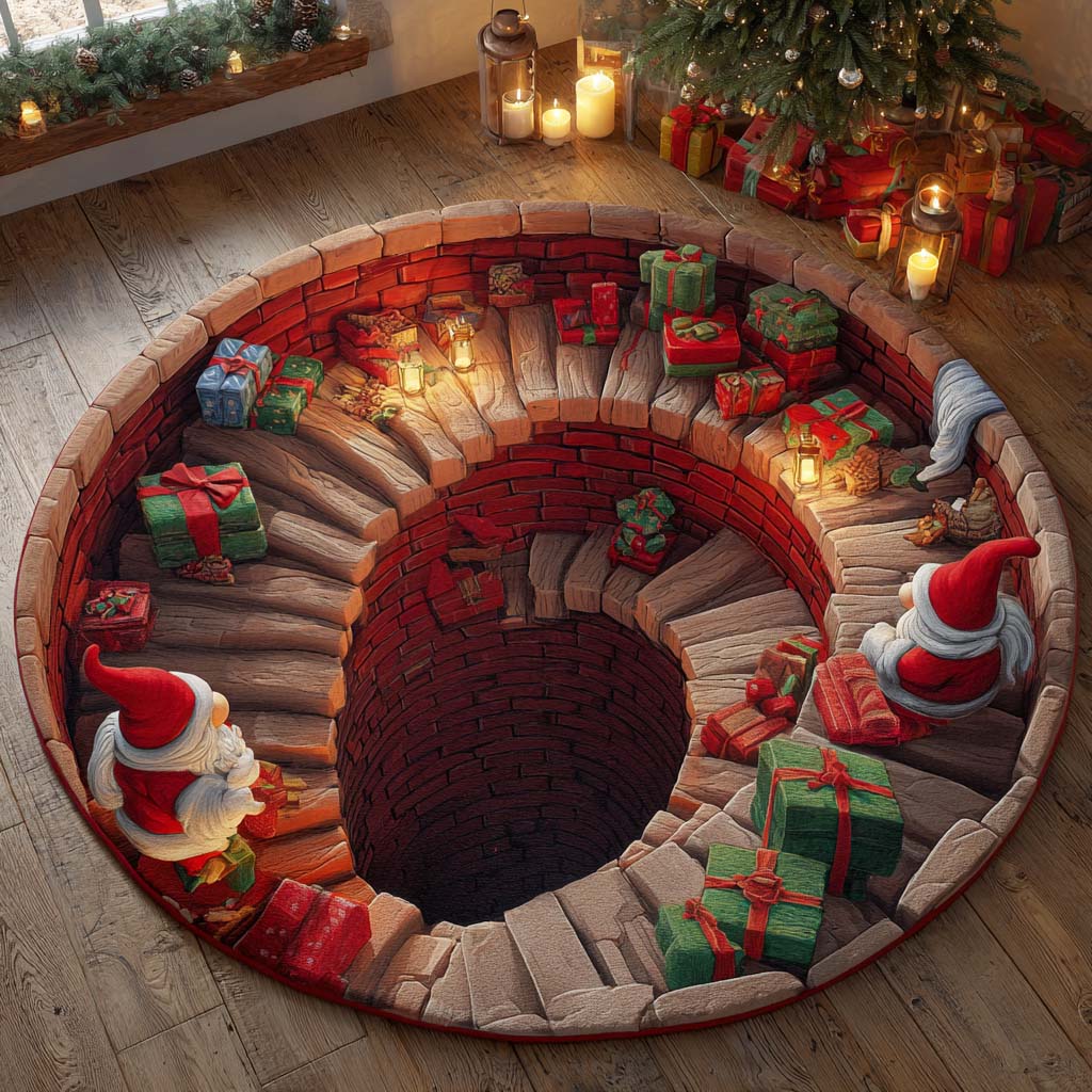 Present Steps Round Carpet VTQ-Myprintsy