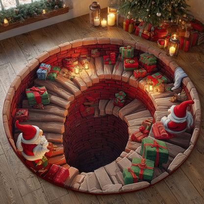 Present Steps Round Carpet VTQ-Myprintsy