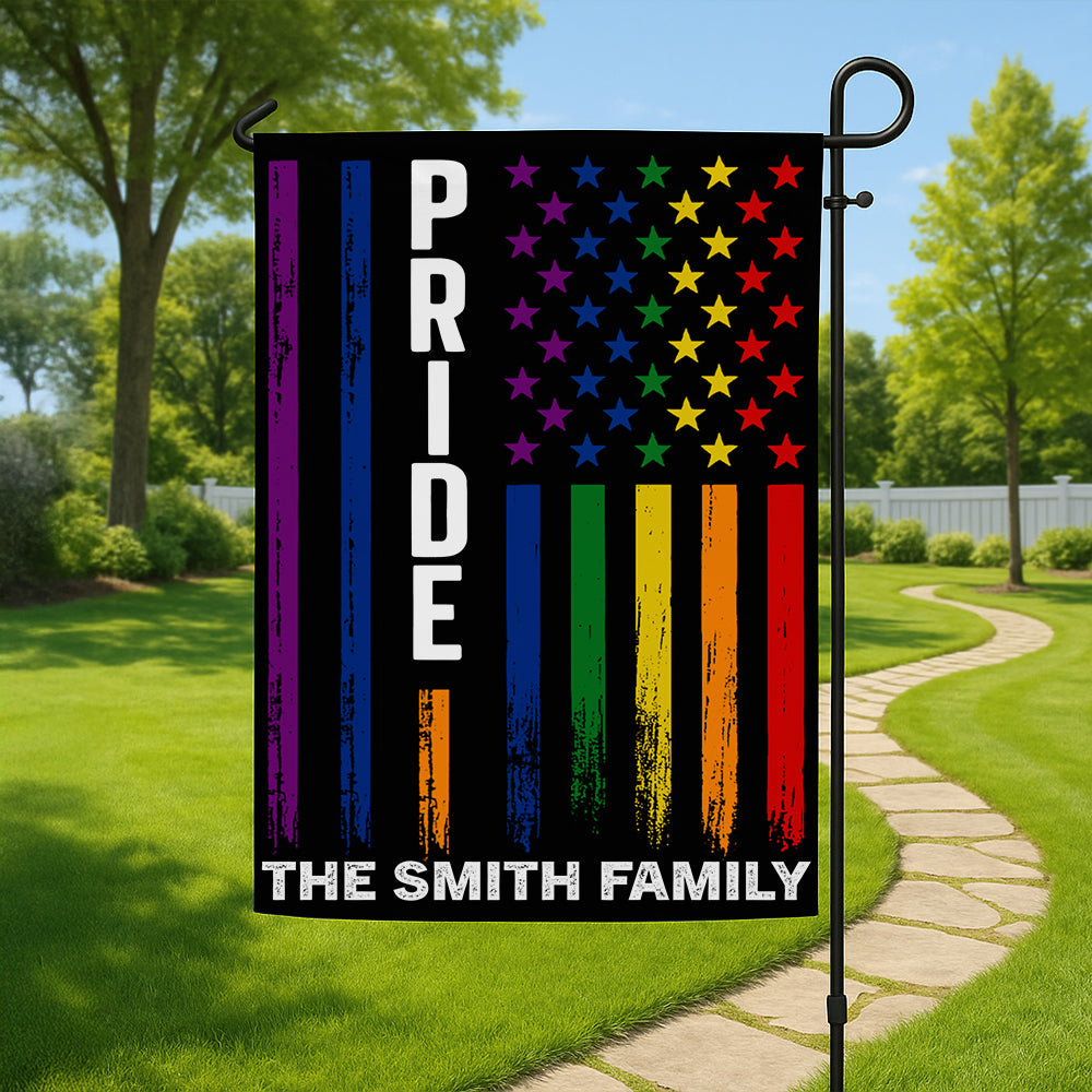 Pride - Personalized Garden Flag-Myprintsy