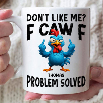 Problem Solved FCawF, Personalized Custom Coffee Mug-Myprintsy