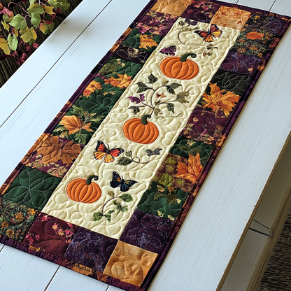 Pumpkin Fantasy Quilted Table Runner VTQ-Myprintsy