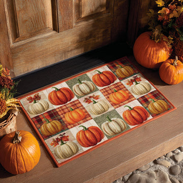 Pumpkin Patch Doormat VTQ-Myprintsy