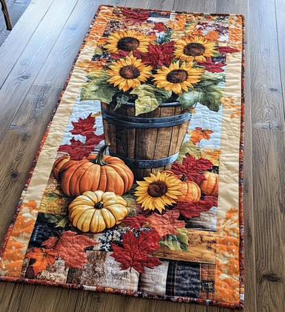 Pumpkin Spice Dreams Quilted Table Runner VTQ-Myprintsy