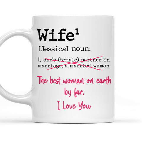 Wife Definition - Personalized Coffee Mug