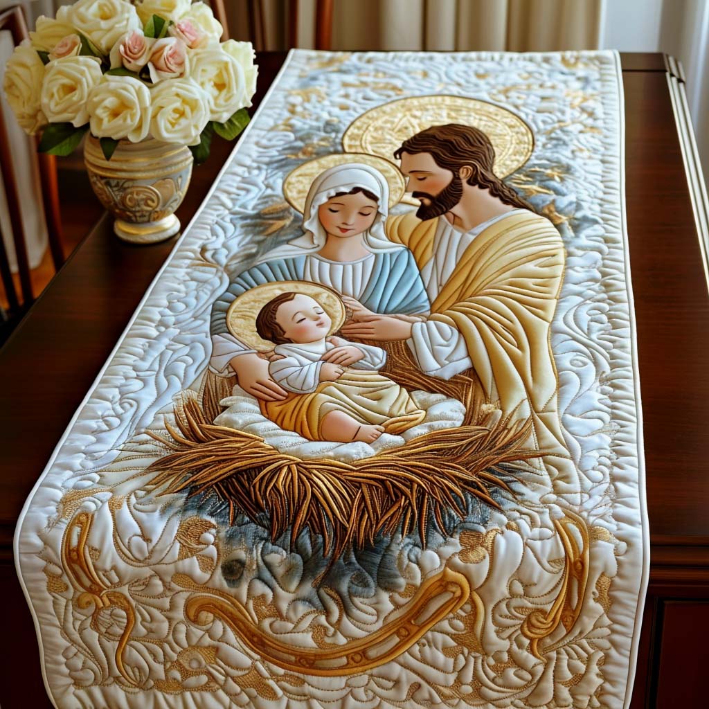Radiant Harmony Quilted Table Runner VTQ-Myprintsy