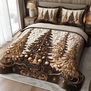 Radiant Noel -Piece Quilted Bedding Set VTQ-Myprintsy