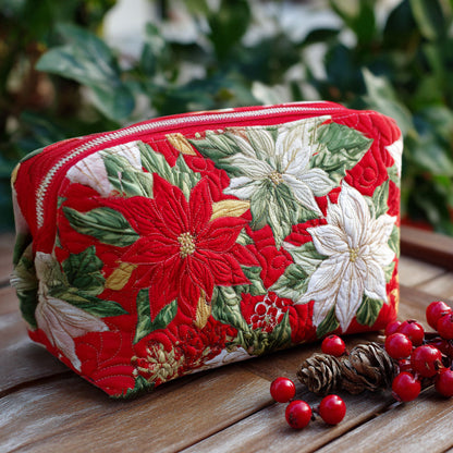 Radiant Petal Quilted Makeup Bag VTQ-Myprintsy