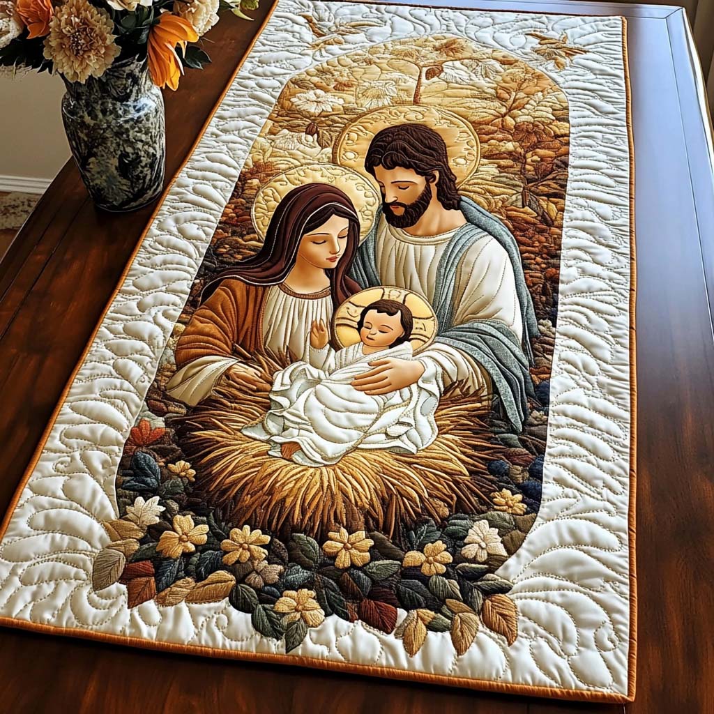 Radiant Souls Quilted Table Runner VTQ-Myprintsy