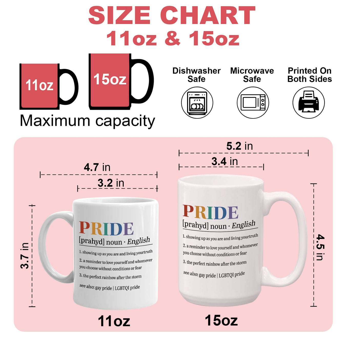 Rainbow Coffee Cup - Pride Mug-Myprintsy