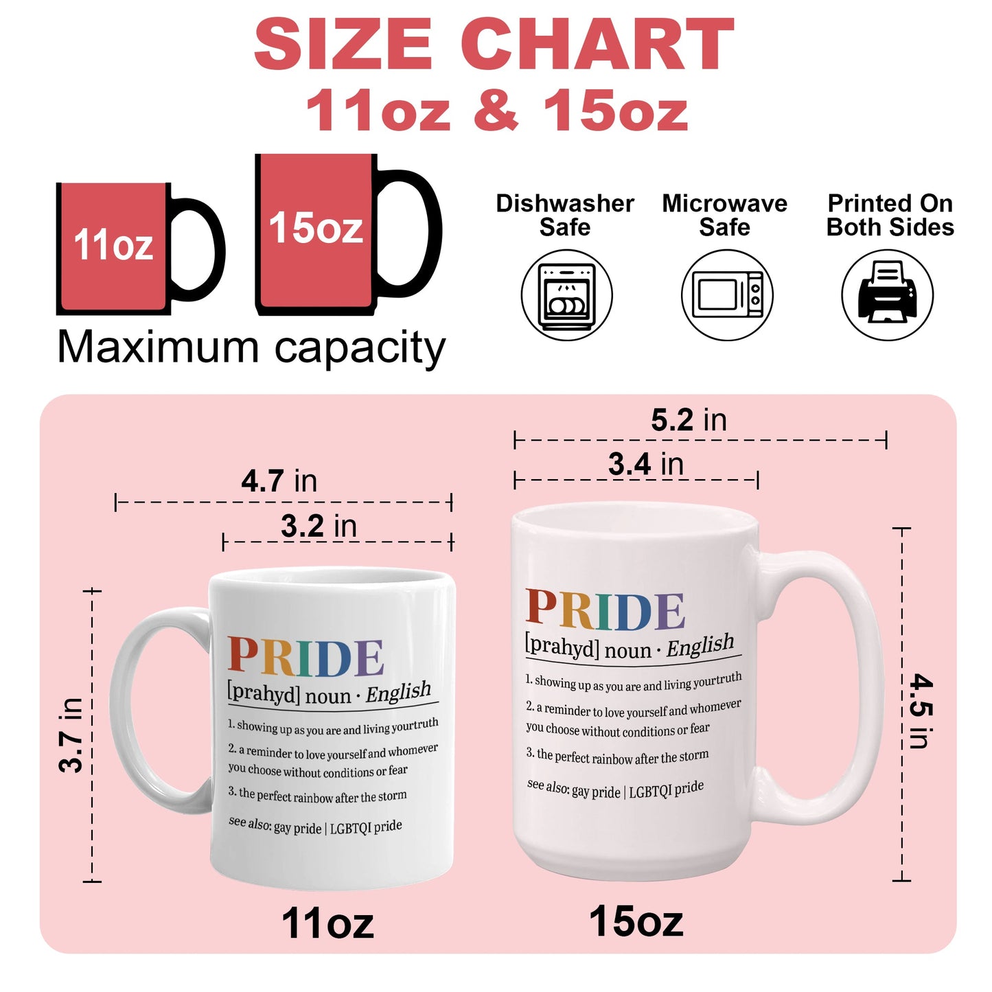 Rainbow Coffee Cup - Pride Mug-Myprintsy