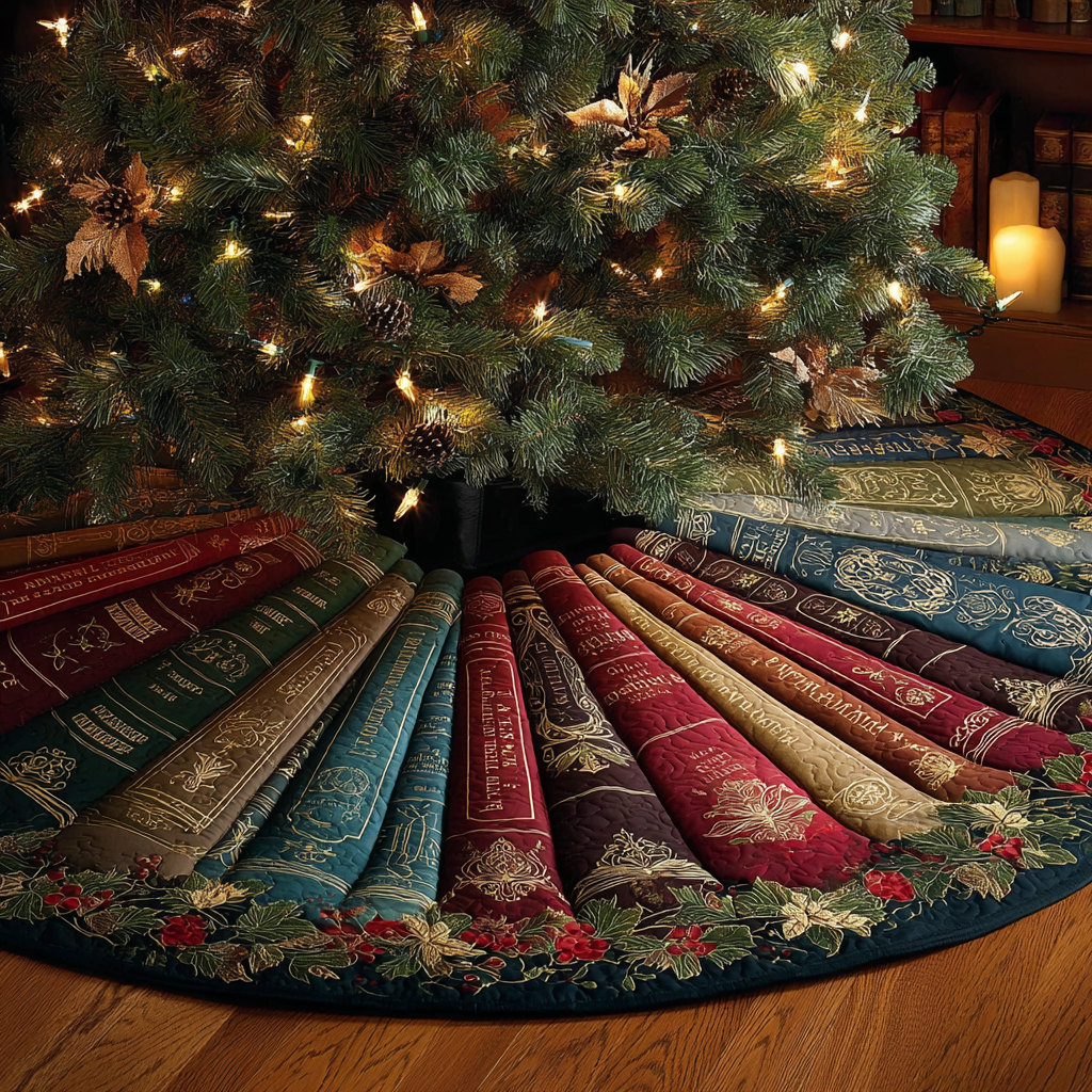 Reading Hollow Christmas Quilted Tree Skirt-Myprintsy