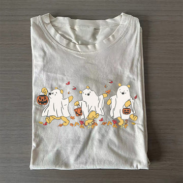 Retro Pooh Ghost Halloween - Halloween Shirt-Myprintsy