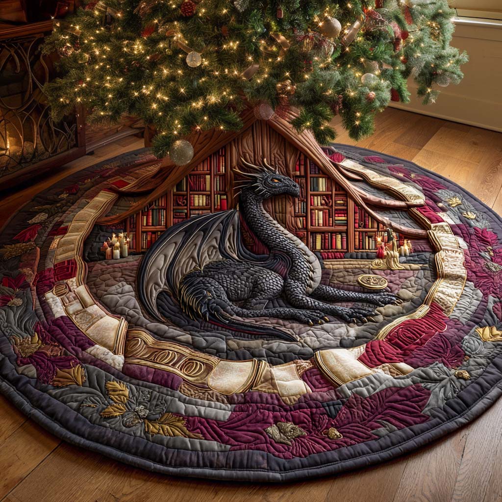 Rootfire Scholar Quilted Tree Skirt-Myprintsy