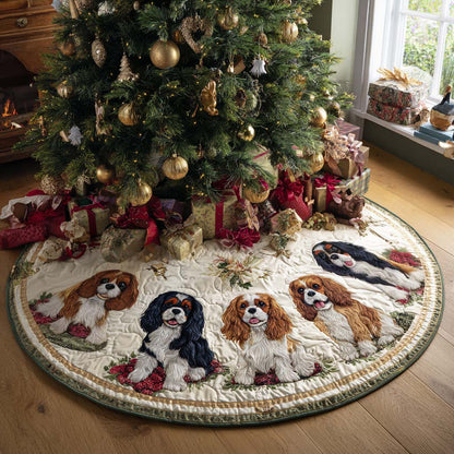 Royal Christmas Quilted Christmas Tree Skirt VTQ-Myprintsy