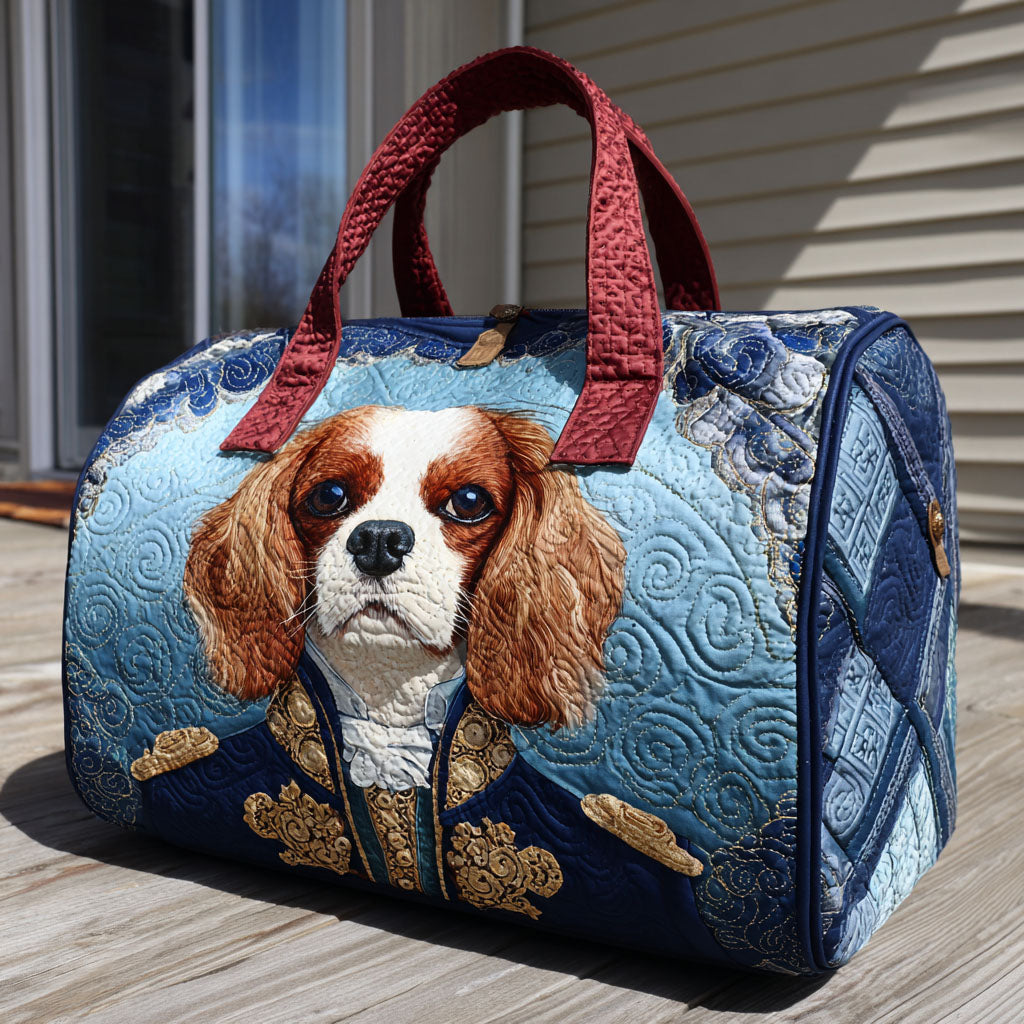Royal Spaniel Quilted Duffle Bag VTQ-Myprintsy