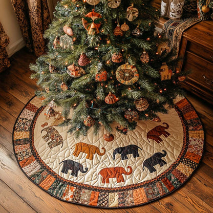 Rustic Charm Christmas Quilted Tree Skirt VTQ-Myprintsy