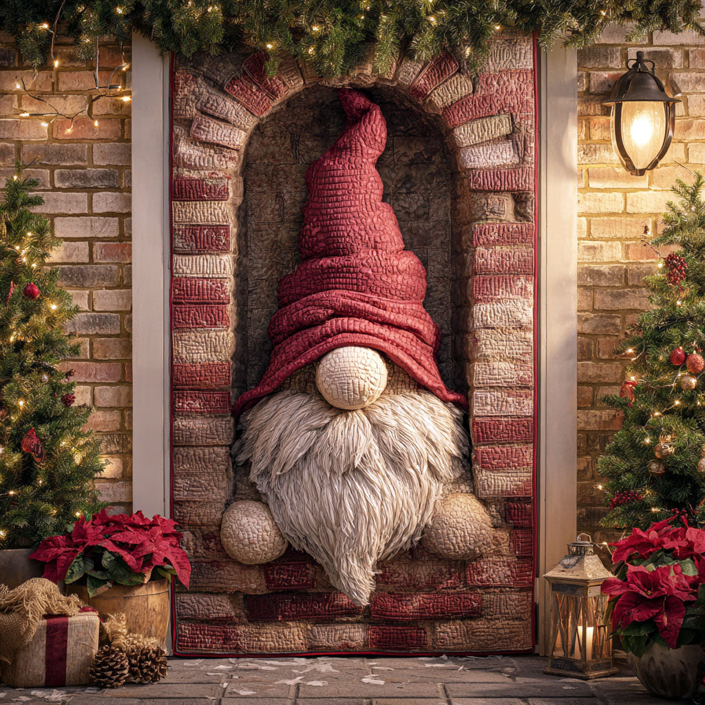 Rustic Elf Quilted Door Cover VTQ-Myprintsy