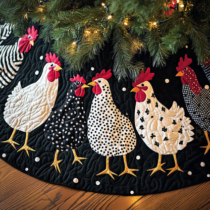 Rustic Gatherings Quilted Christmas Tree Skirt-Myprintsy