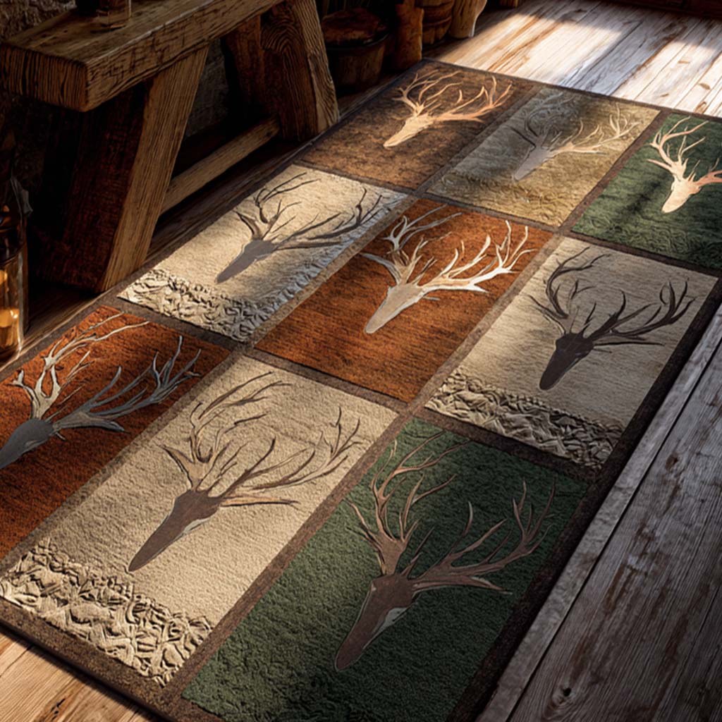 Rustic Patchland Runner Carpet VTQ-Myprintsy