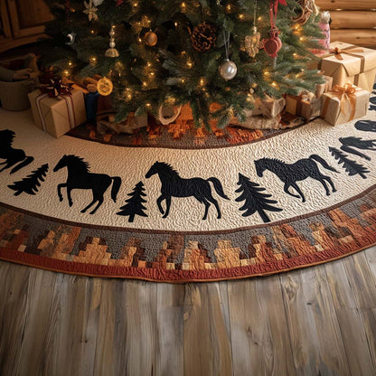 Rustic Rodeo Christmas Quilted Tree Skirt-Myprintsy