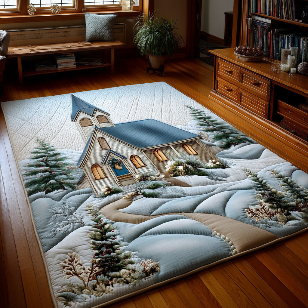 Sacred Christmas Light Area Rug VTQ-Myprintsy