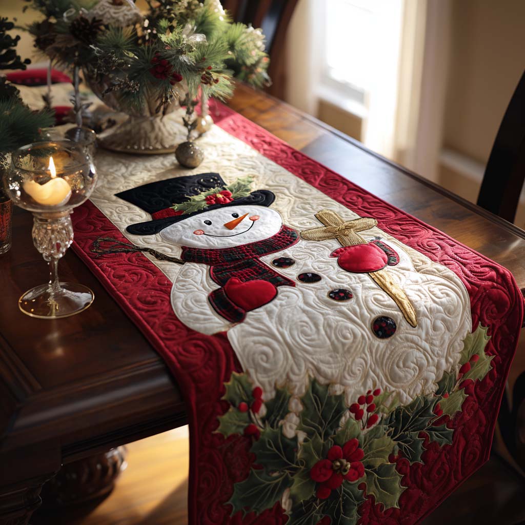 Sacred Peace Quilted Table Runner VTQ-Myprintsy