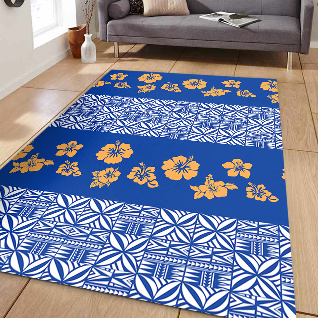 Samoa Area Rug Hibiscus Pattern Island-Myprintsy